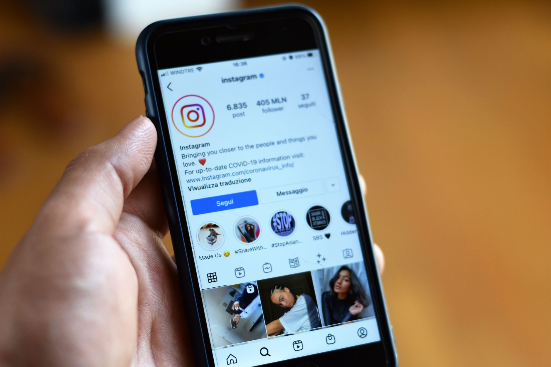 instagram profil professionnel