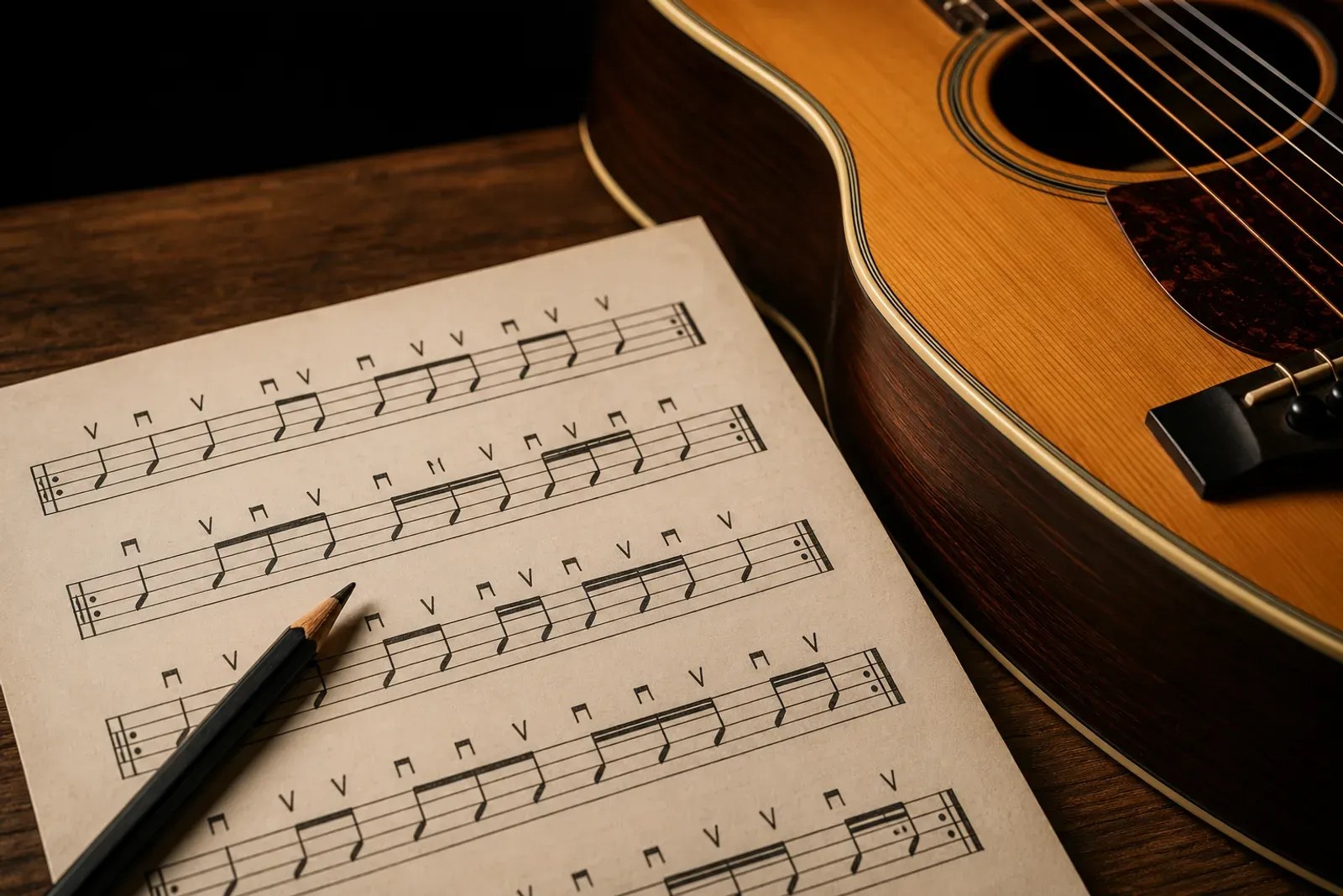 Notes de musique représentées sur une portée avec clé de sol