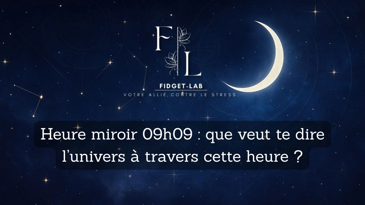 Réveil numérique affichant 09h09, heure miroir du matin